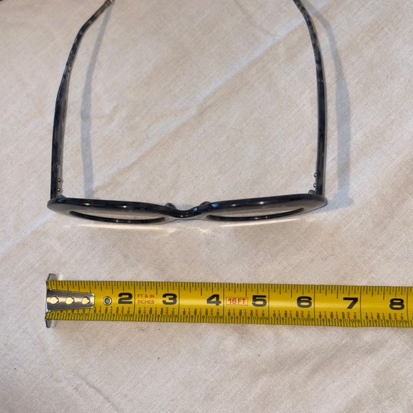 THOM BROWNE | Round Gray Tortoise Acetate Silver Mirror Lens Sunglasses | 54 mm - Picture 13 of 14